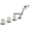 Image de Hansa HANSADESIGNO Style Set de montage final pour bain/douche, 4 trous, saillie : 189mm, 53122083