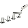 Image de Hansa Fertigset HANSADESIGNO Style 4-L.-BW-EHM, rosace bord doux, chrome