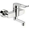 Image de Hansa Mitigeur lavabo monotrou HANSACLINICA mural, bec 177 mm, chrome