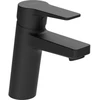 Image de Hansa Mitigeur lavabo monocommande HANSATWIST XL complet, flexible, bec 123 mm, mat noir