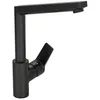 Image de HANSA HANSATWIST robinet de cuisine, à commande latérale, orientable, saillie : 193 mm, 0920220333, Couleur: noir mat