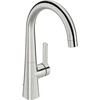 Image de Hansa Mitigeur lavabo monocommande HANSADESIGNO Style, avec tirette, bec 167 mm, chrome