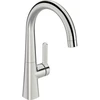 Image de Hansa Mitigeur monocommande lavabo HANSADESIGNO Style avec garniture de vidage, bec 167 mm, chrome