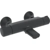 Image de Hansa Thermostat de baignoire HANSAMICRA AP, connexion S, sortie 159 mm, noir mat