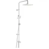 Image de Hansa Hansabasicjet Système de douche, douche de tête 200x200mm, carré, débit éco, saillie 407 mm, 44380300