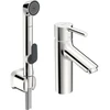 Image de Hansa HANSAVANTIS XL Mitigeur lavabo mono-commande avec douchette, sans garniture, bec 114 mm, chrome