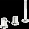 Image de Hansa HANSAVANTIS Style Set de montage final pour bain/douche, montage sur bord de baignoire, 3 trous, chromé, 54709007