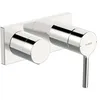 Image de HANSA HANSAVANTIS Style Set de montage final pour bain/douche, pour deux consommateurs, encastré, chrome, 54829007