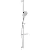 Image de Hansa HANSAVIVA Kit de Support Mural 971mm avec Douchette à Main 3 Jets Inclus Tuyau de Douche Porte-Savon Chrome 44150330