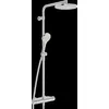 Image de Hansa HANSAVIVA Mitigeur de douche à effet pluie, Thermo Cool, MagShelf, avec thermostat, hauteur 1190mm, 651592, Couleur: Acier brossé