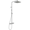 Image de Hansa HANSAAURELIA Thermostat de douche pluie mural, 1 jet, carré, chrome