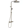 Image de Hansa Thermostat de douche pluie HANSAAURELIA à encastrer, 3 voies, rond, bronze brossé
