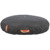 Image de TRIXIE 37478 BE Nordic Föhr Coussin pour chien confortable pour grands et très grands chiens Noir 120 x 85 cm Canapé ovale avec poignée de transport pratique Doux et lavable