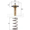 Image de 1 Thermostat d'eau MAHLE TX 265 89D convient à FORD VOLVO