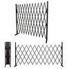 Image de Grillage HWC-B34, Grille protectrice télescopique, Aluminium Marron - Hauteur 153cm, Largeur 36-300cm