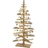 Image de Sapin de Noel décoratif HWC-H77 Aspect Shabby 130x82x82cm