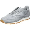 Image de Reebok Femme Classic Leather Clean Exotics Baskets Basses, Gris (Flint Grey/Chalk/Gum), 36 EU