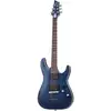 Image de Schecter C-1 Platinum See Thru Midnight Blue Satin guitare électrique