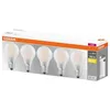 Image de Led filament standard dépolie 7W E27 blanc chaud boite de 5