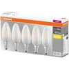 Image de Led filament flamme dépolie 4W E14 blanc chaud boite de 5