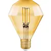 Image de Osram Vintage Edition 1906 Ampoule LED à Filament - Culot E27 - Forme Spéciale Diamond Or Ambrée - Blanc Chaud 2500K - 4,5W (Équivalent 40W)