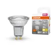 Image de Osram Lampe LED LED Star par16 pour la base GU10, lampe de réflecteur, conception en verre, 350 lumens, blanc chaud (2700k), remplacement des ampoules de 50 W conventionnelles, non dimmables, 1 pack