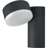 Image de LEDVANCE Applique et Plafonnier LED, éclairage pour applications extérieures, blanc chaud, 135,0 mm x 90,0 mm x 140,0 mm, Endura Style Spot Round Noir