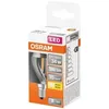 Image de OSRAM - LED sphér. clair filament argentée 4W E14 350lm 2700K chaud