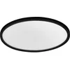 Image de LEDVANCE Smart LED bathroom light black, 32W, 2700Lumen, 3000-6500K, 50cm, IP44, Orbis Disc wall light, lampe de salle de bain avec technologie wifi, dimmable, contrôlable via app et assistant vocal.