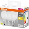 Image de Osram Lampe à filament star, E14-base, verre dépoli,Blanc chaud (2700K), 806 Lumen, Remplacement de la traditionnelle 60W-Ampoules 3-Pack