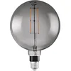 Image de LEDVANCE Ampoule LED intelligente avec Wifi, culot E27, gradable, blanc chaud (2500K), forme de globe, filament clair dans un verre fumé, remplacement des ampoules 37W, contrôlable avec Alexa, Google