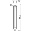 Image de OSRAM ampoule tubulaire LED S15, S19, 28,4 cm, 7 W, 2.700 K