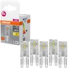 Image de Osram Lampe LED Star PIN, G9-base, verre clair,Blanc chaud (2700K), 200 Lumen, Remplacement de la traditionnelle 20W-Ampoules 5-Pack