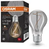 Image de Osram Vintage 1906 smoke tinted LED lamp, 3.4W, 100lm, classic bulb shape (Classic A) with E27 base, warm white light, non-dimmable filament, life of up to 15,000 hours
