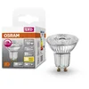 Image de Osram Lampe à réflecteur Superstar, GU10-base, verre clair,Blanc chaud (2700K), 350 Lumen, Remplacement de la traditionnelle 50W-Ampoules 1-Pack