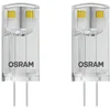 Image de Osram 4058075812314 Ampoule LED 0,90W G4 Chaud Droite 2700K Plastique Transparent 2 Unités