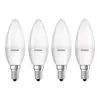 Image de OSRAM bougie LED E14 Base Retro 4,9 W x4 2 700 K