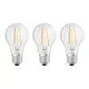Image de OSRAM 3 LED E27 Classic fil 840 6,5 W transparente