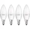 Image de OSRAM 4 bougies LED E14 Base rétro 4,9W, 4 000 K