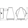 Image de LEDVANCE Pear spot saillie LED GU10 1 lampe gris
