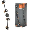 Image de LEDVANCE Decor Spot Cork 4X3.4W 927 GU10 BK LEDV, 13.6 W, Black