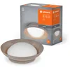 Image de LEDVANCE ORBIS MADRID PLAFICATION 305 mm, couleurs en bois, prises 2XE27, peut être équipée d'une lampe intelligente, de design moderne, de boîtier en métal, adapté à l'intérieur, rond IP20