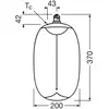 Image de OSRAM LED Big Elipse Oval E27 12W 818 Filament ambre à intensité variable
