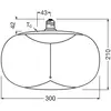 Image de OSRAM LED Vintage Big Elipse E27 12W 818 Filament smoke à intensité variable