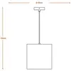 Image de LEDVANCE Suspension Cylinder, 1 lampe, brun, carton ondulé