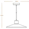 Image de LEDVANCE Suspension Concrete Wood, Ø 32 cm, béton, gris