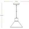 Image de LEDVANCE Suspension Concrete Wood, Ø 22 cm, béton, gris