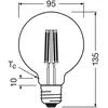 Image de OSRAM ampoule LED à filament Globe G95 E27 5W 2.700K