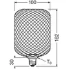 Image de OSRAM Decor LED Flat Square E27 3,5W or 2.700K métal