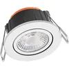 Image de Ledvance Spot LED Spot Combo Adjust Aluminium Blanc 6W 600lm 60D - 827-830-840 CCT | 82mm - Diamètre 68mm - IP65 - Meilleur Rendu Des Couleurs
